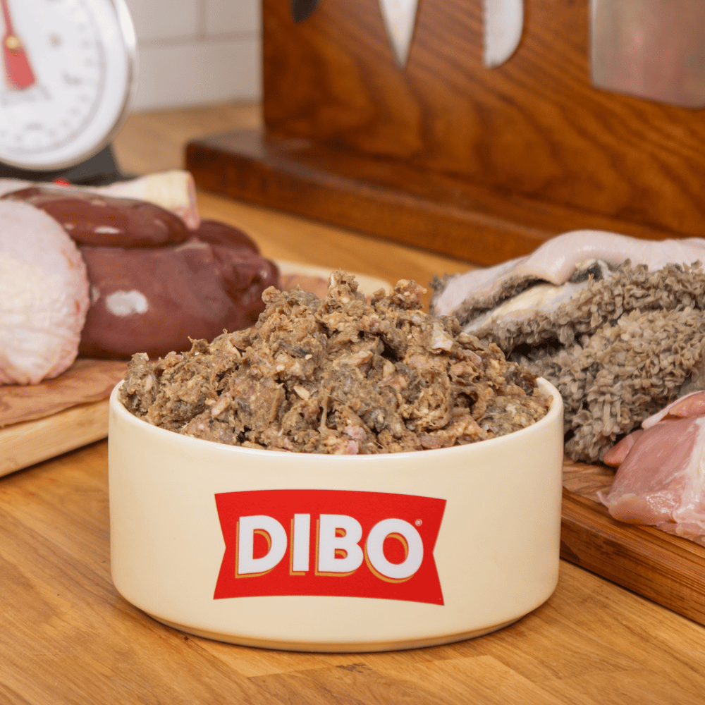 DIBO Finest Ox Tripe with Chicken Raw Mince 80:10:10 (1kg)