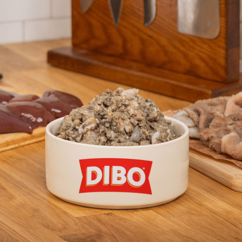 DIBO Finest Puppy Lamb Tripe with Duck Raw Mince 80:10:10 (1kg)
