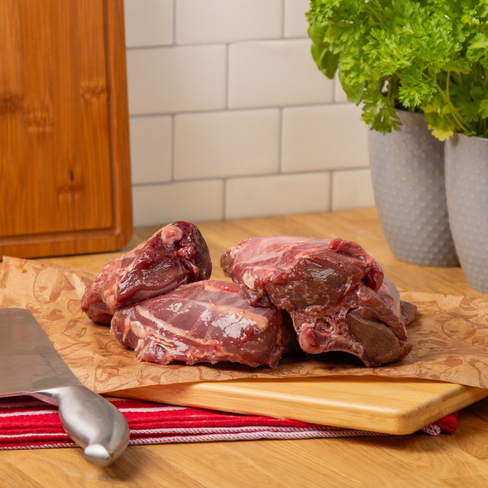 DIBO Finest Muntjac Deer Meaty Raw Chop Bones (1kg)